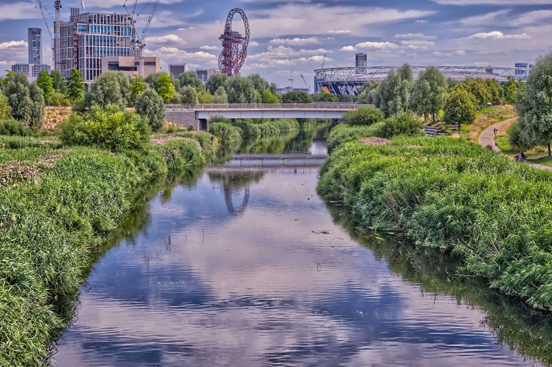 Photo of: River Lee - Queen Elizabeth Olympic Park, Stratford, London
