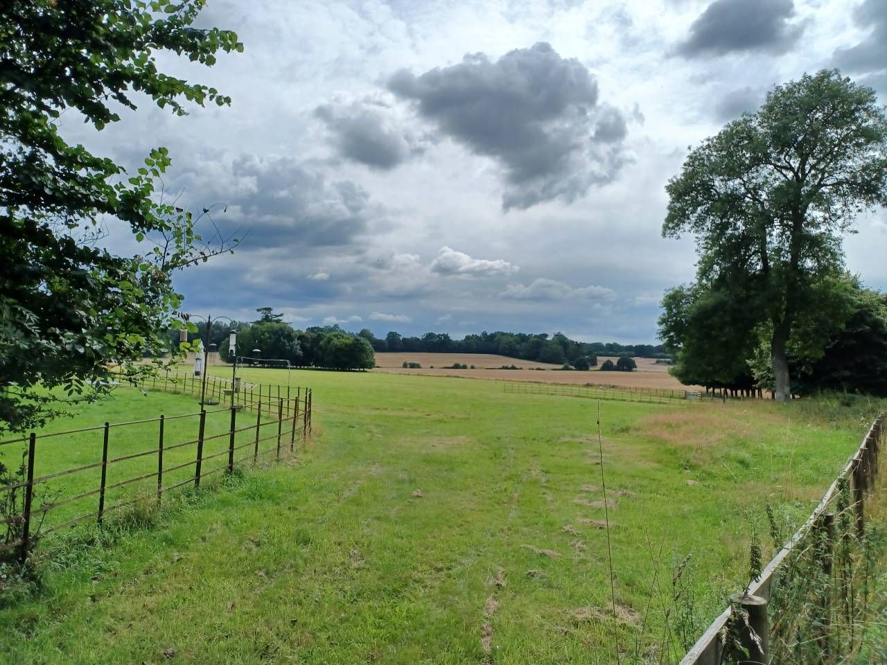 The view from East Tytherley towards Frenchmoor.