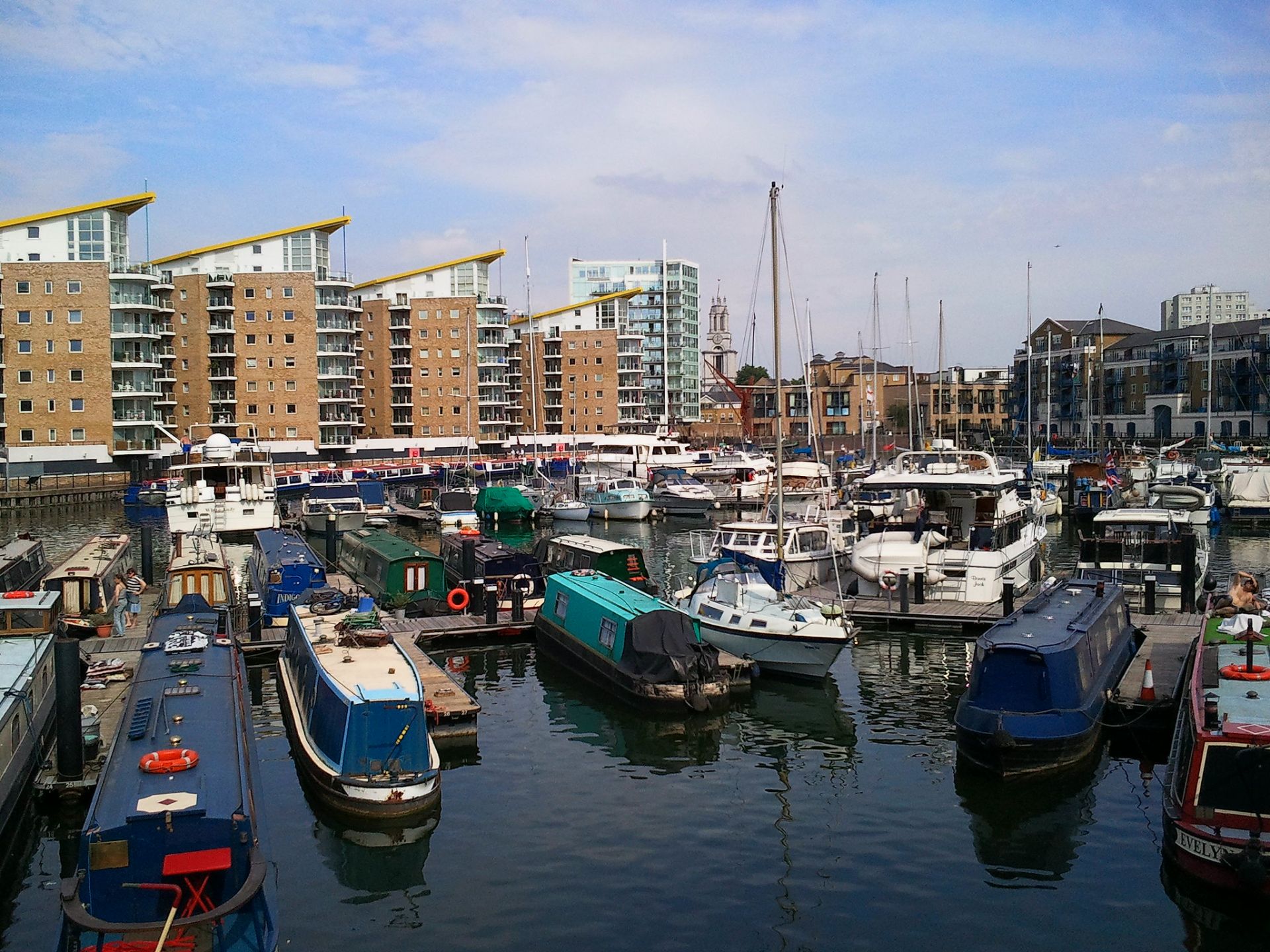 Photo of "Barges in Limehouse Basin London" by Karen Bryan