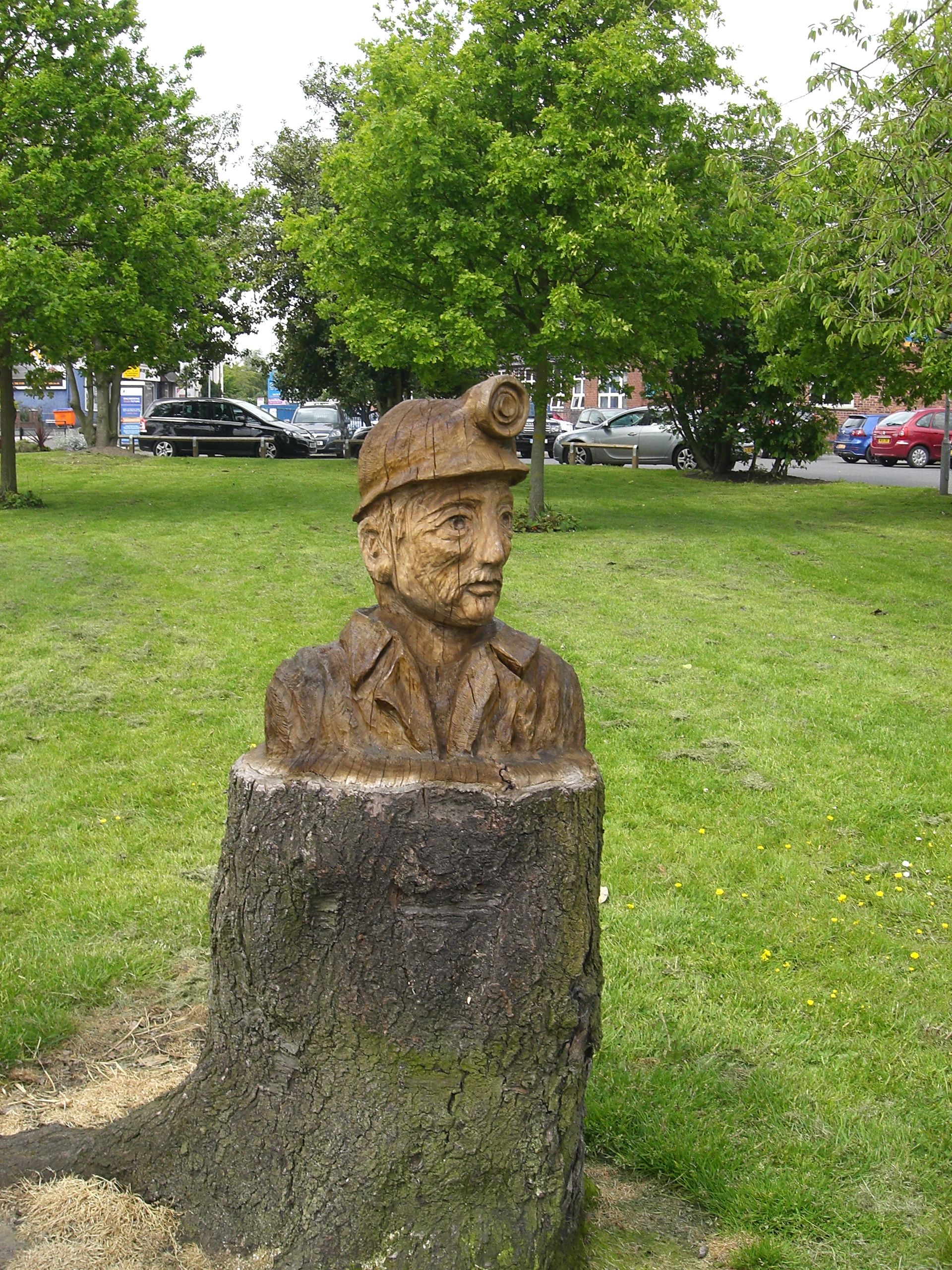 Miners sculpture