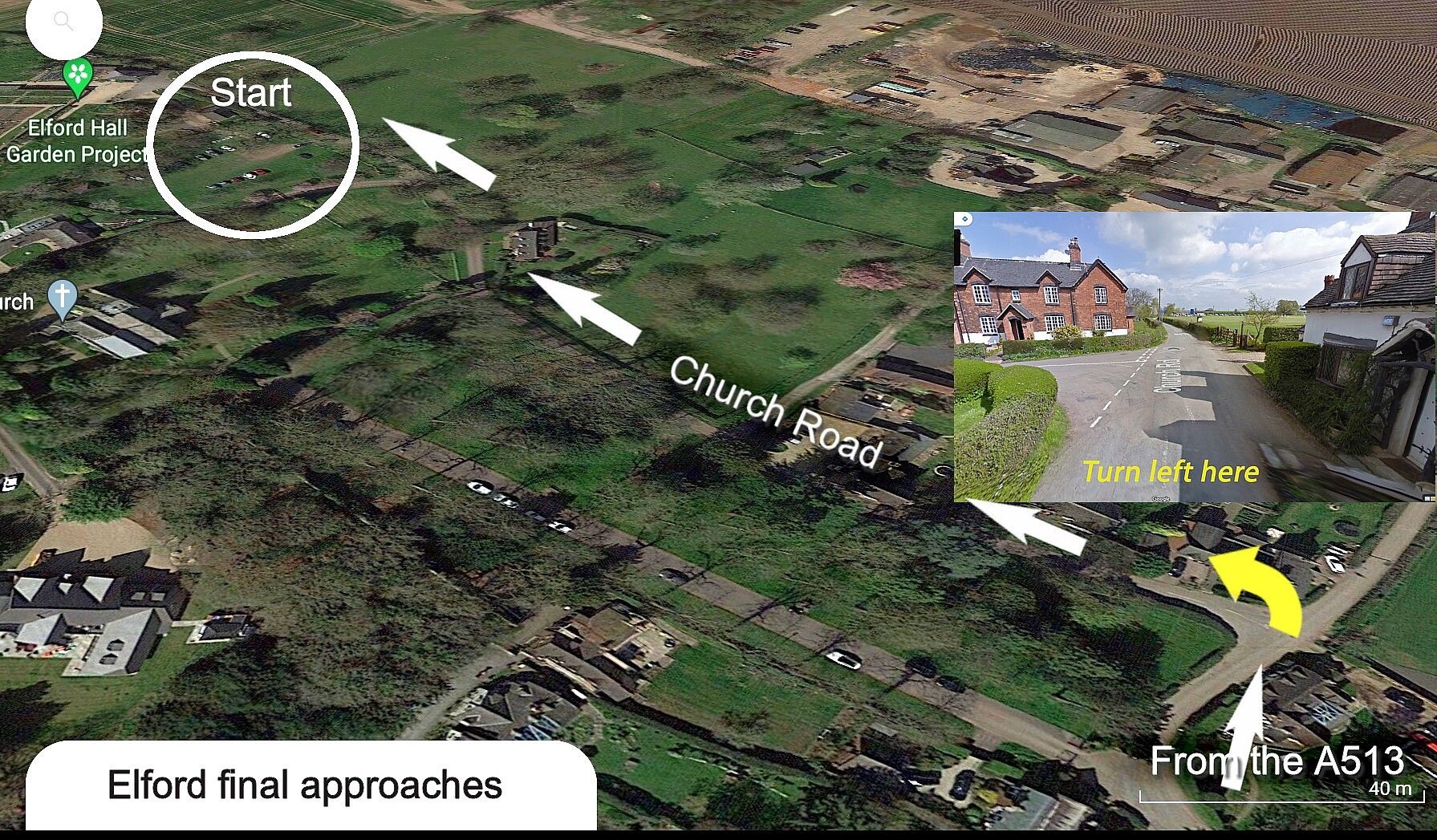 Elford near Tamworth, Staffordshire - Ramblers
