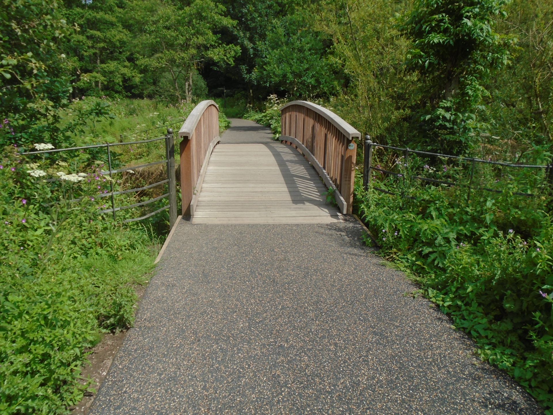 Footbridge that was replaced in 2023