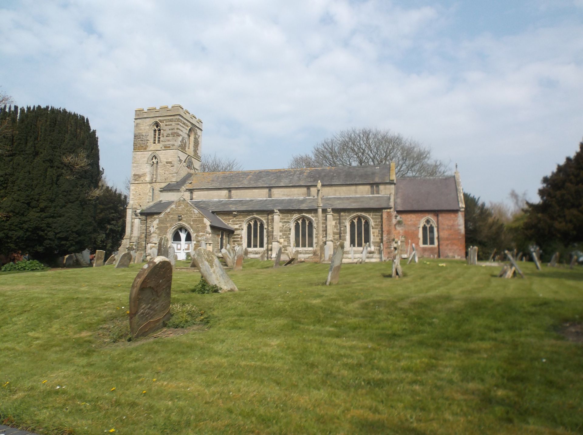 Huttoft church.