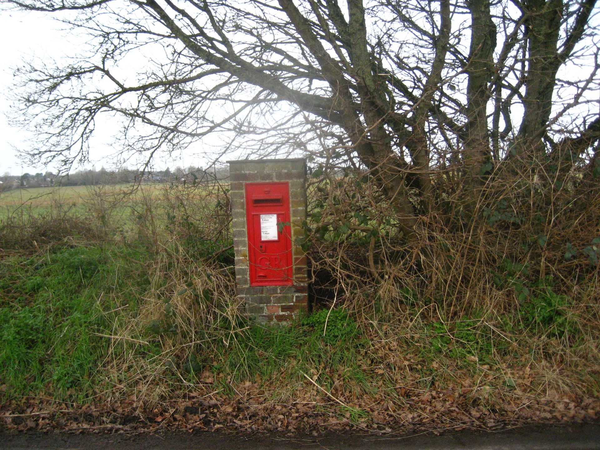 A King George V postbox