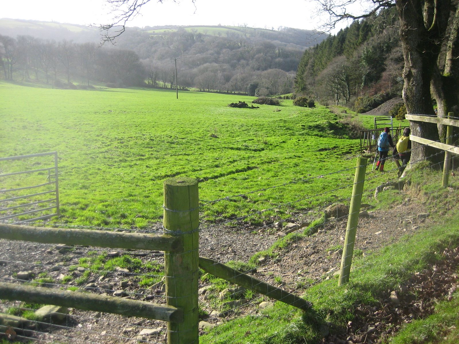 Going down the valley