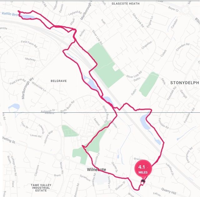 Our route