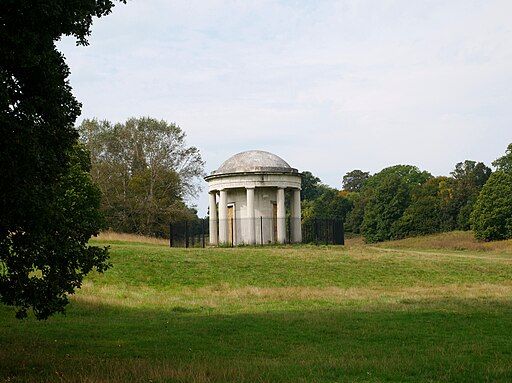 The pavilion in Mote Park.