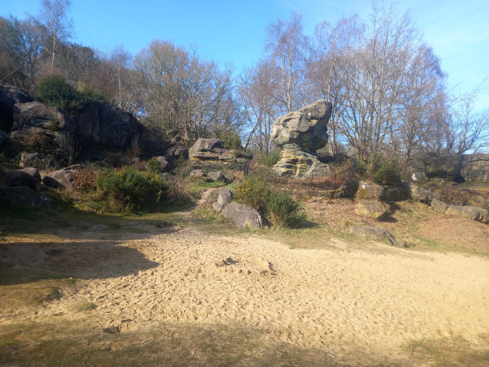 Squinting Rocks Ian W’s TW Rocks and Bluebells walk - Ramblers