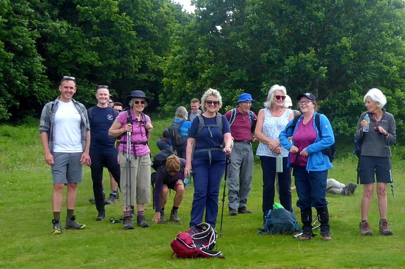 Ramblers CEO enjoying a walk with Ross Ramblers