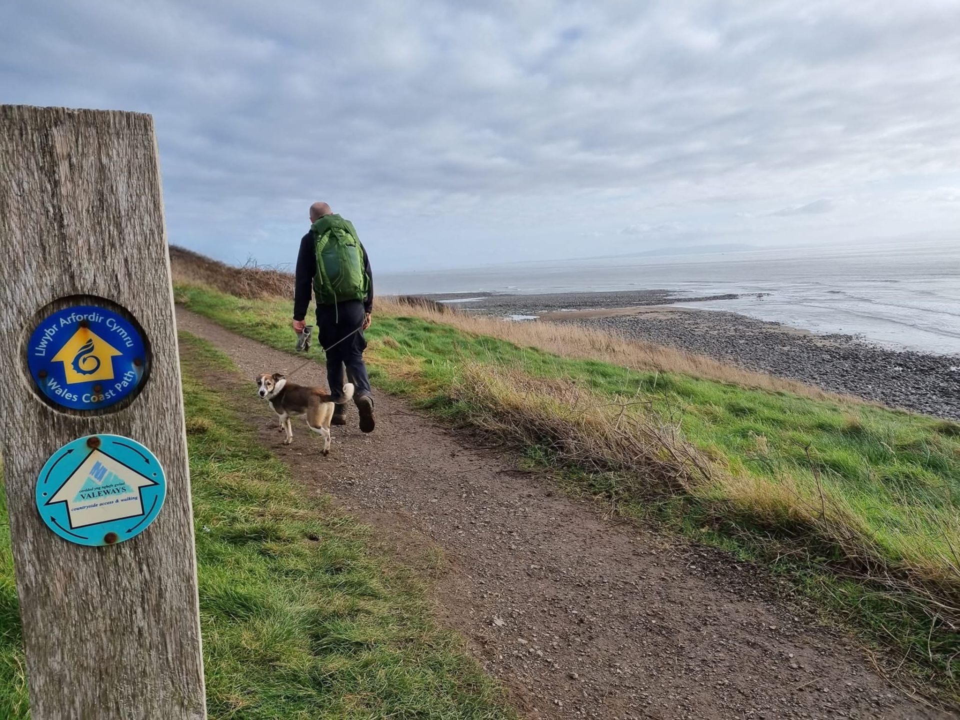 Rambler walking the coast path