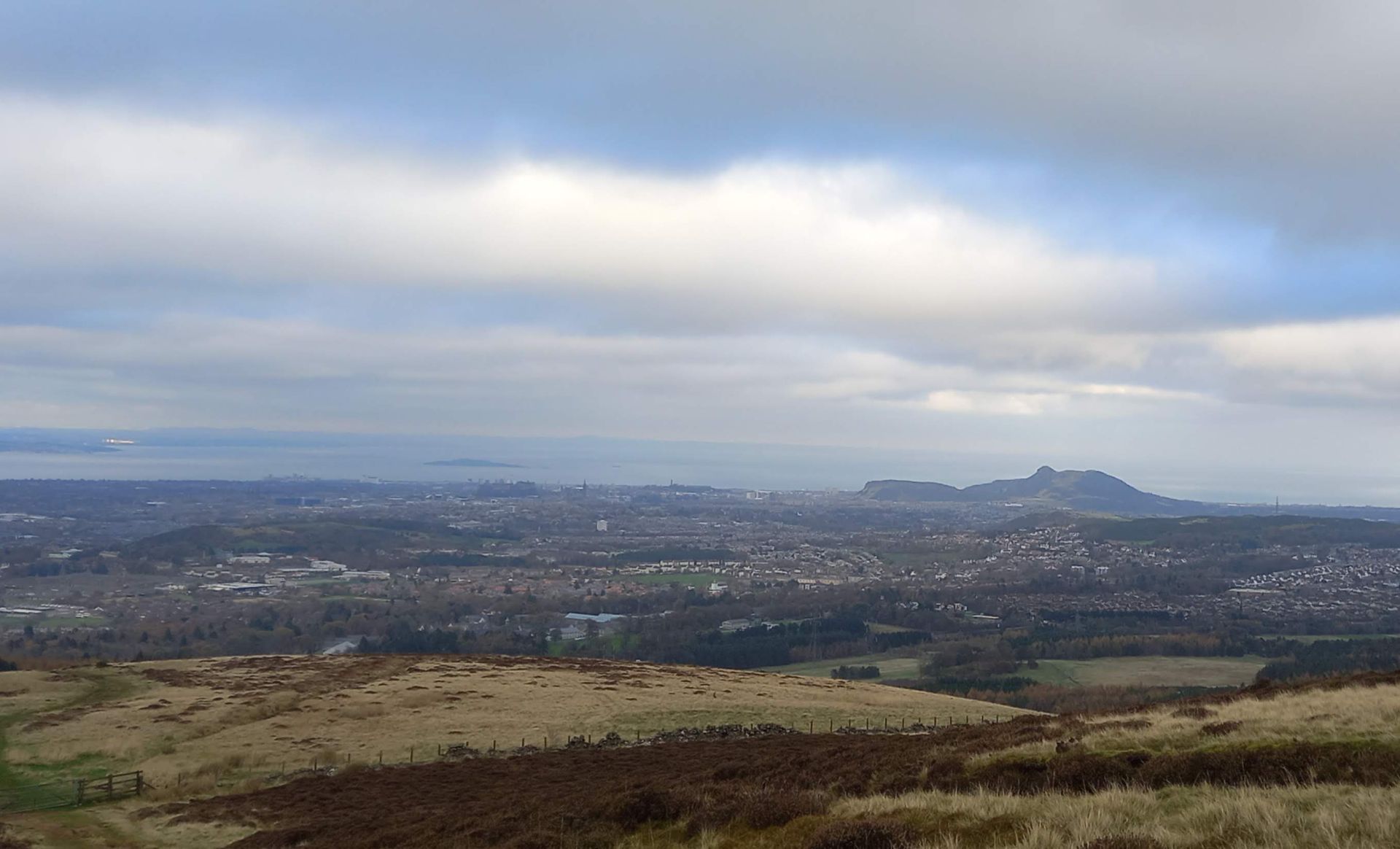 Views from tge Pentland Hills