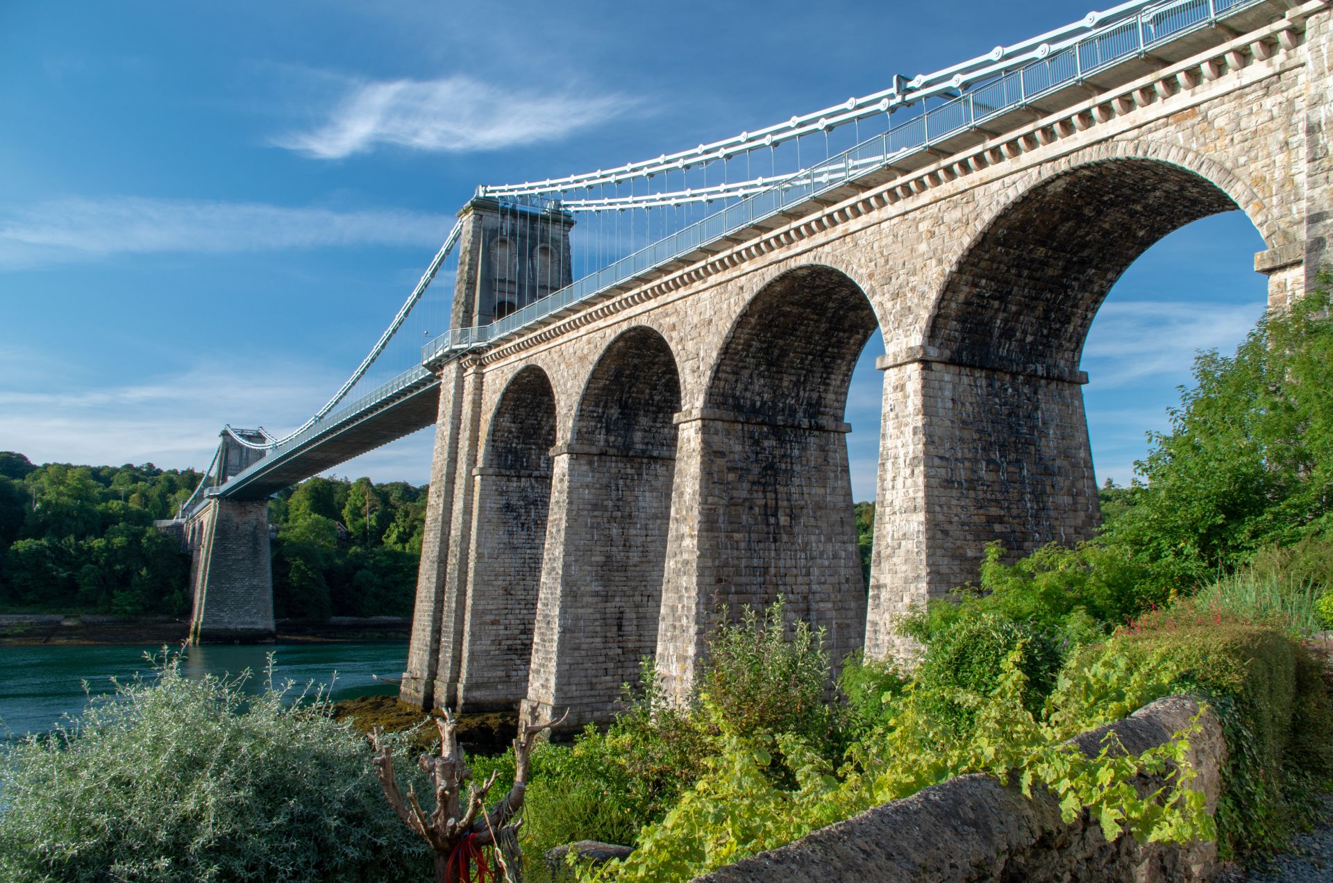 Photo of the Menai Bridge