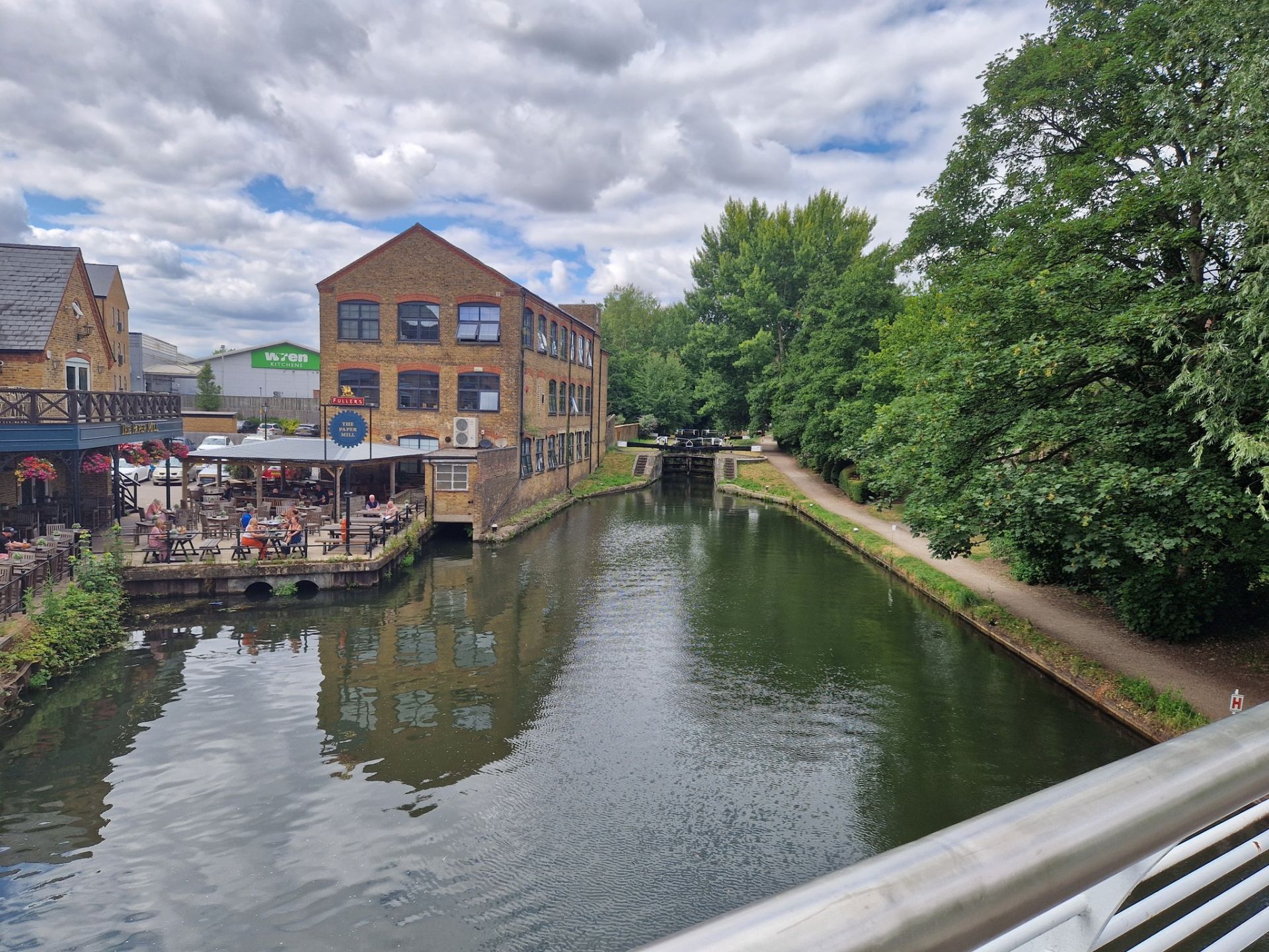 The canal and a converted warehouse