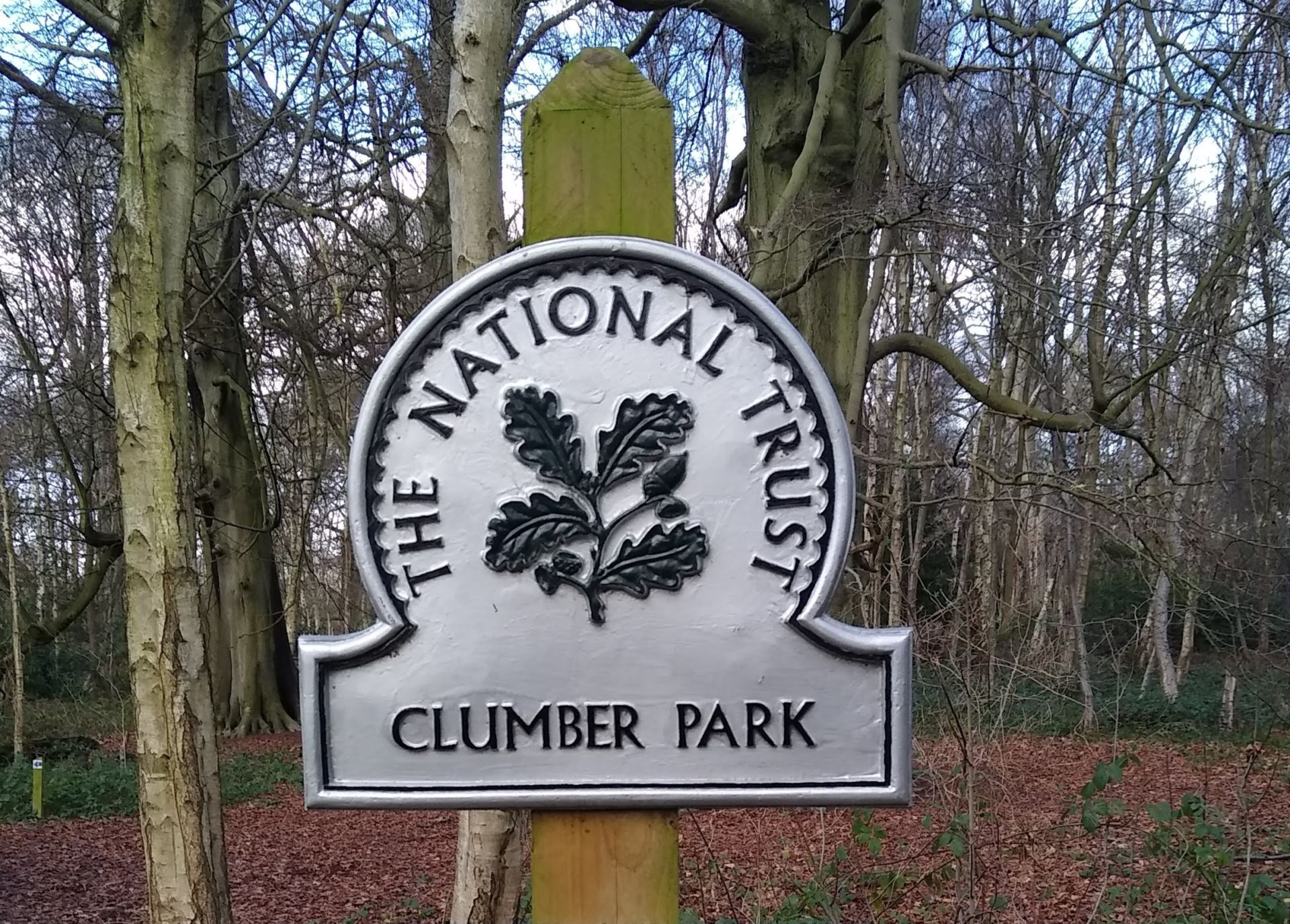 Clumber Park sign