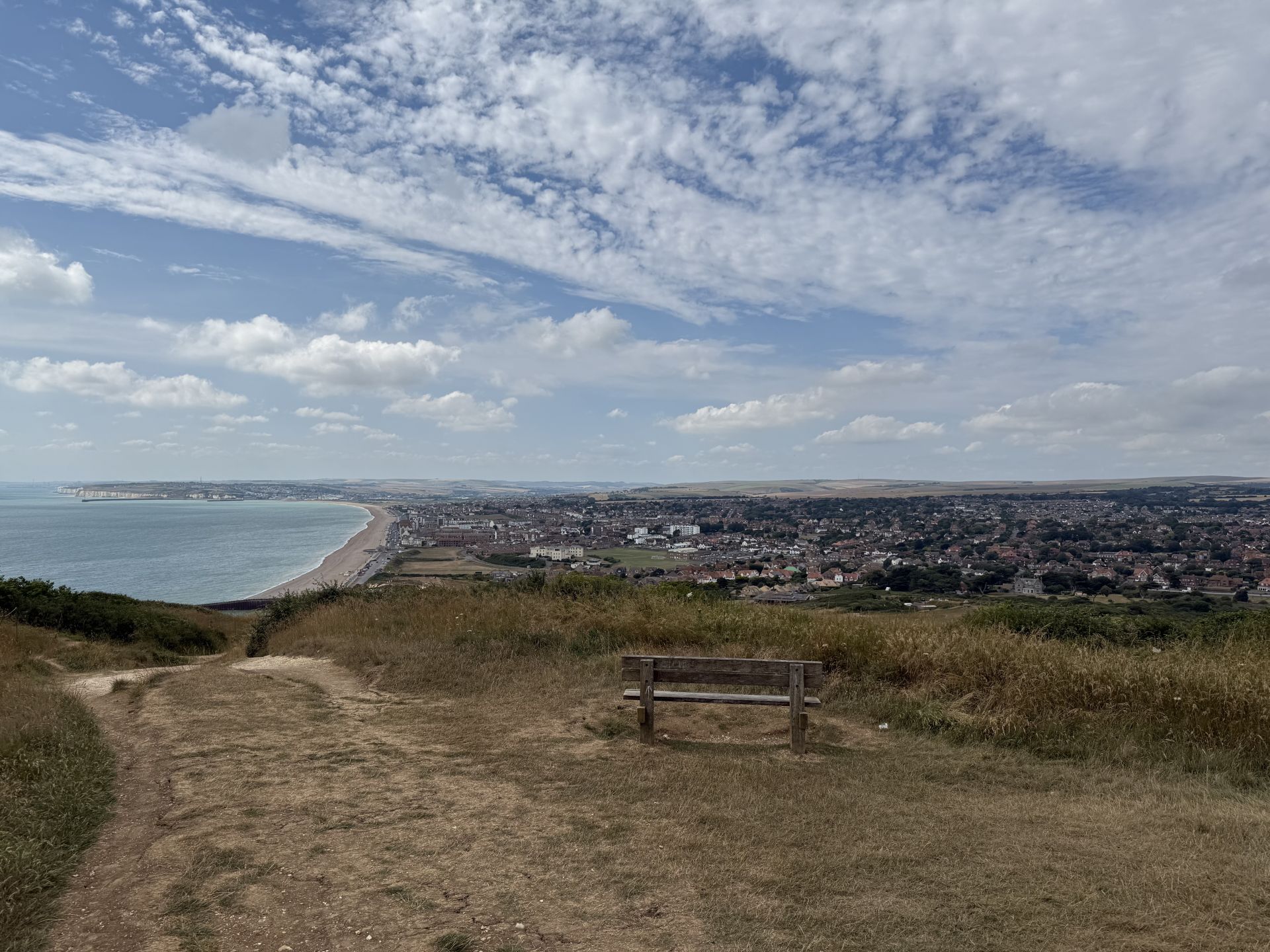 View over Seaford from Seaford Head