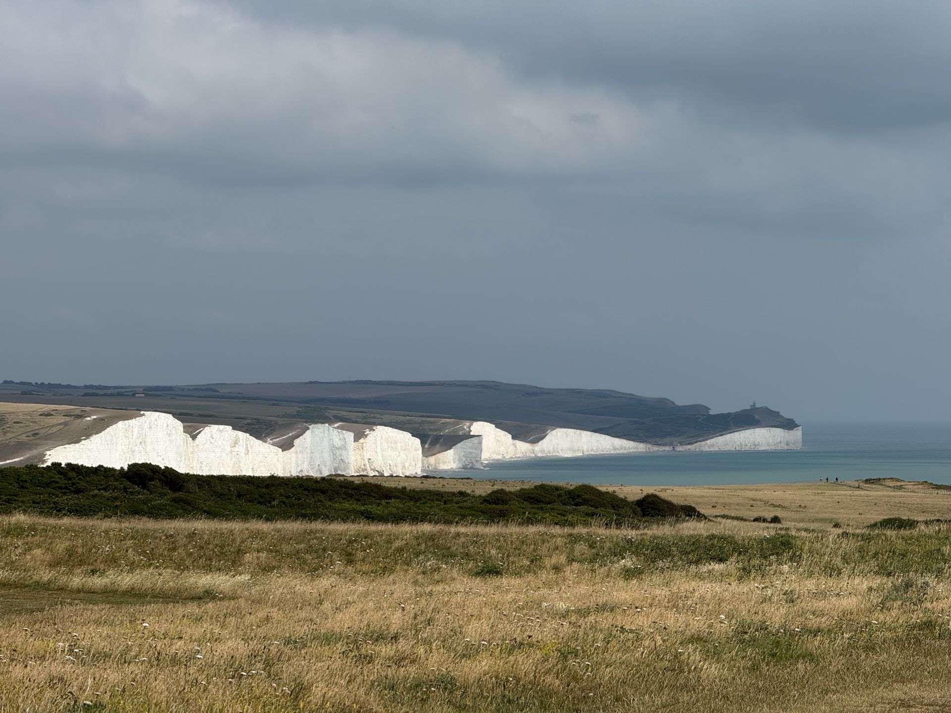 View over the Seven Sisters from Seaford Head
