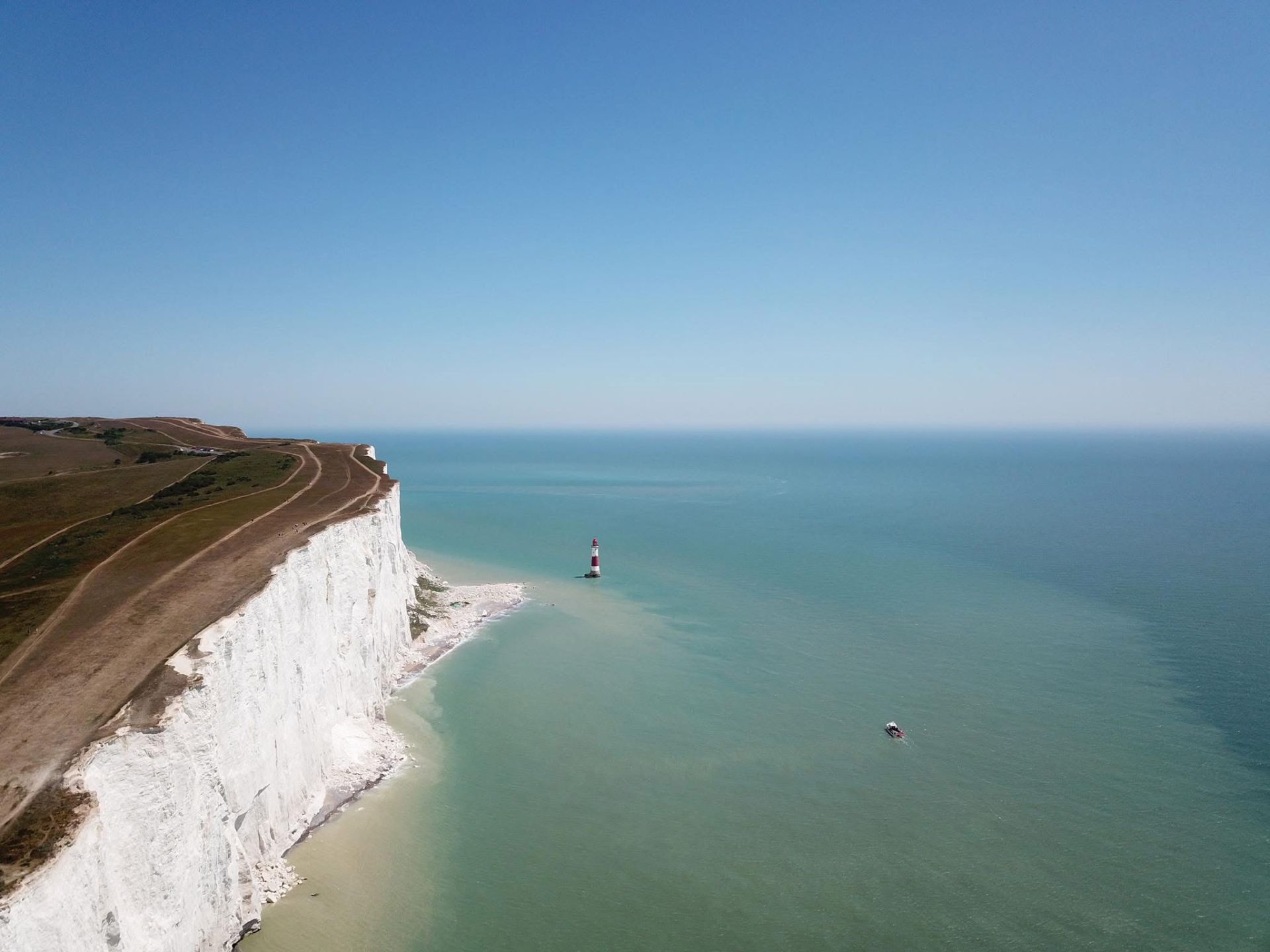 Beachy Head cliffs and lighthouse