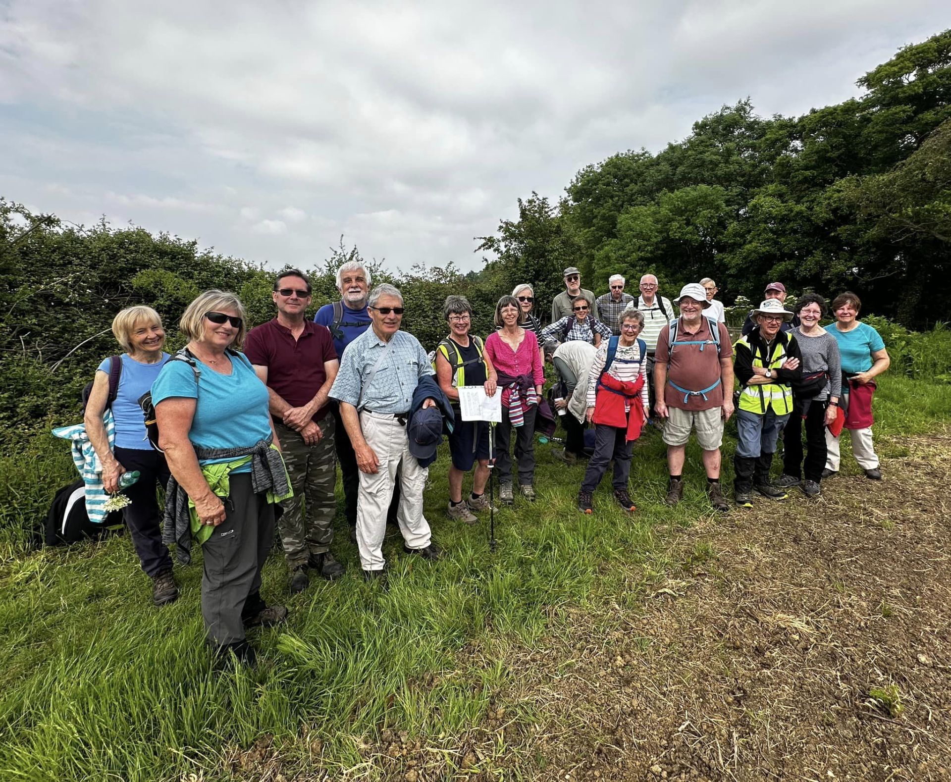 Group photo of ramblers