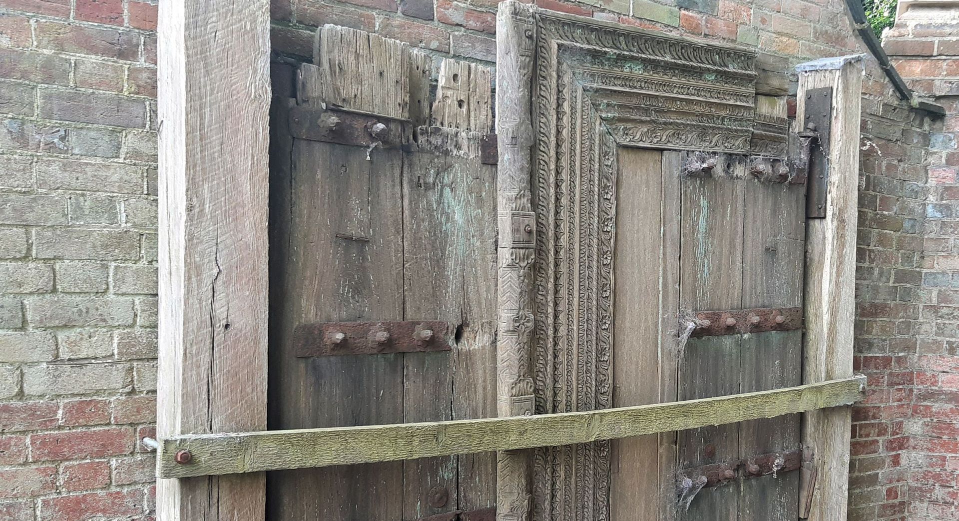 Carved door Penn Estate