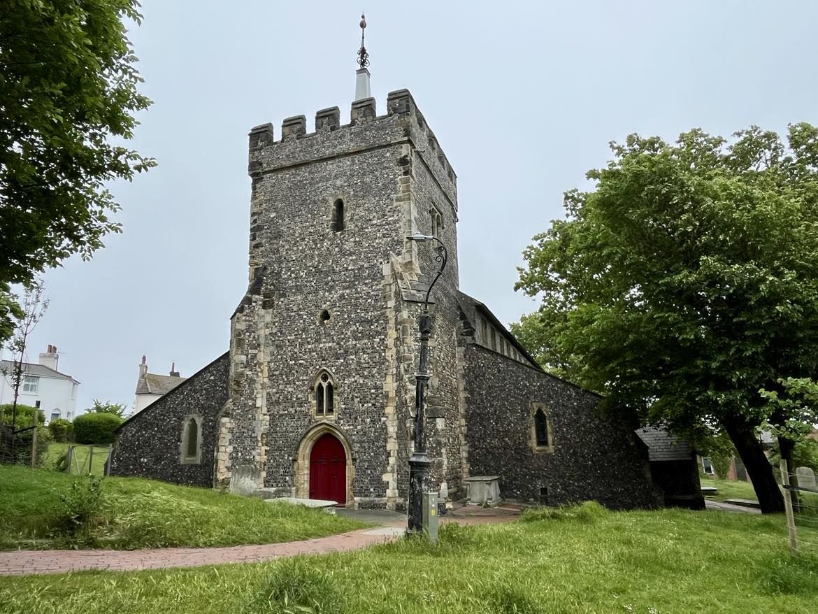 A church