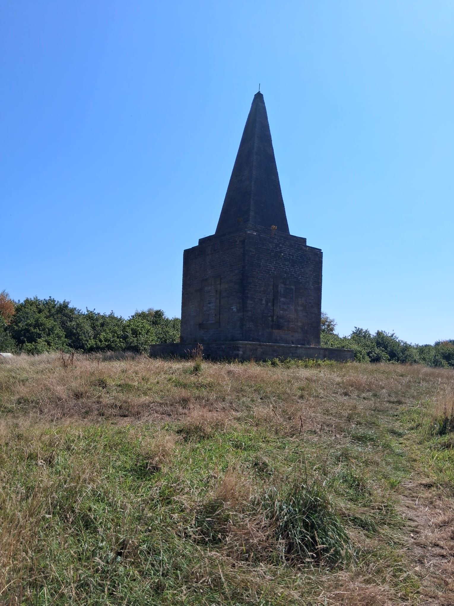 Beacon passed on walk.