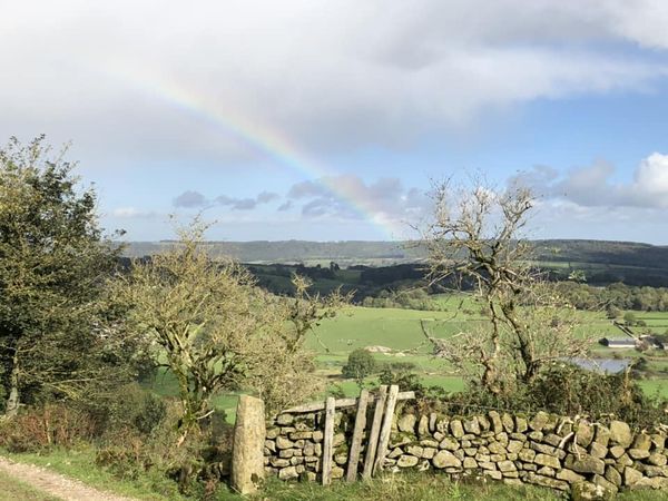 A view over fields in Derbyshire
