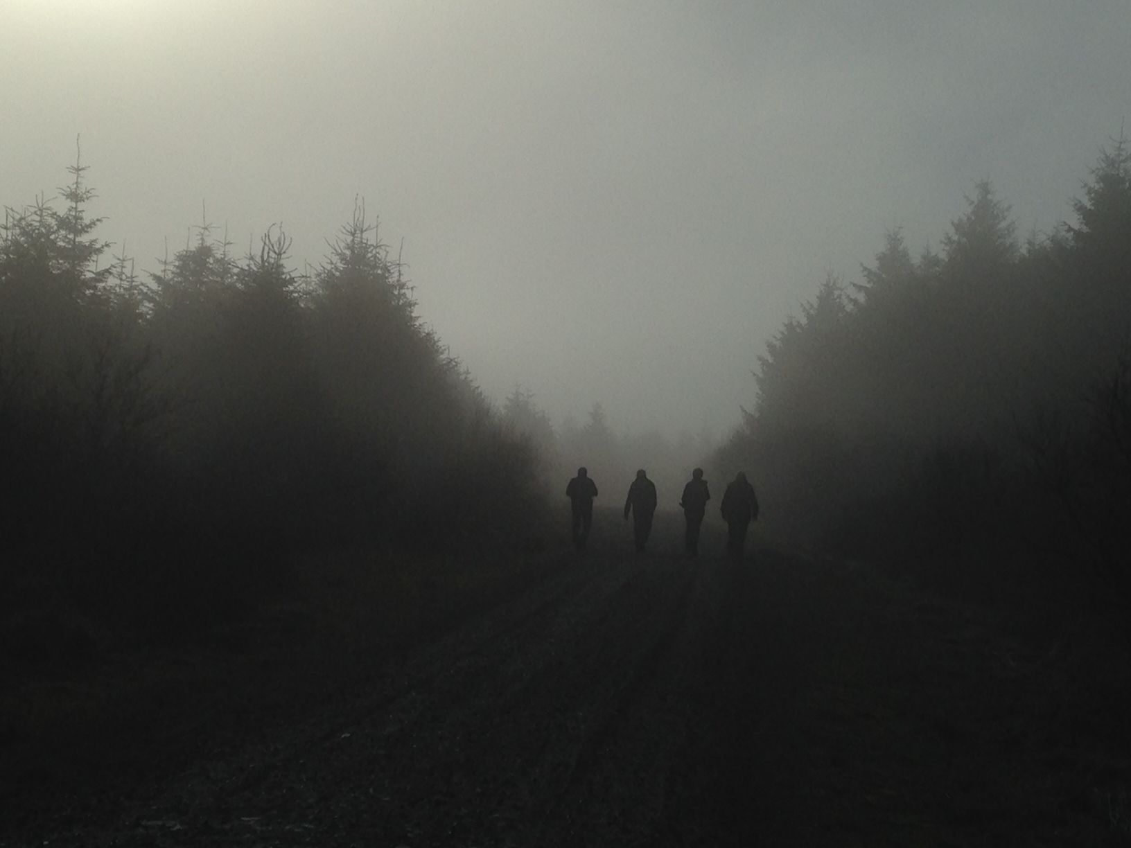 On the way up.