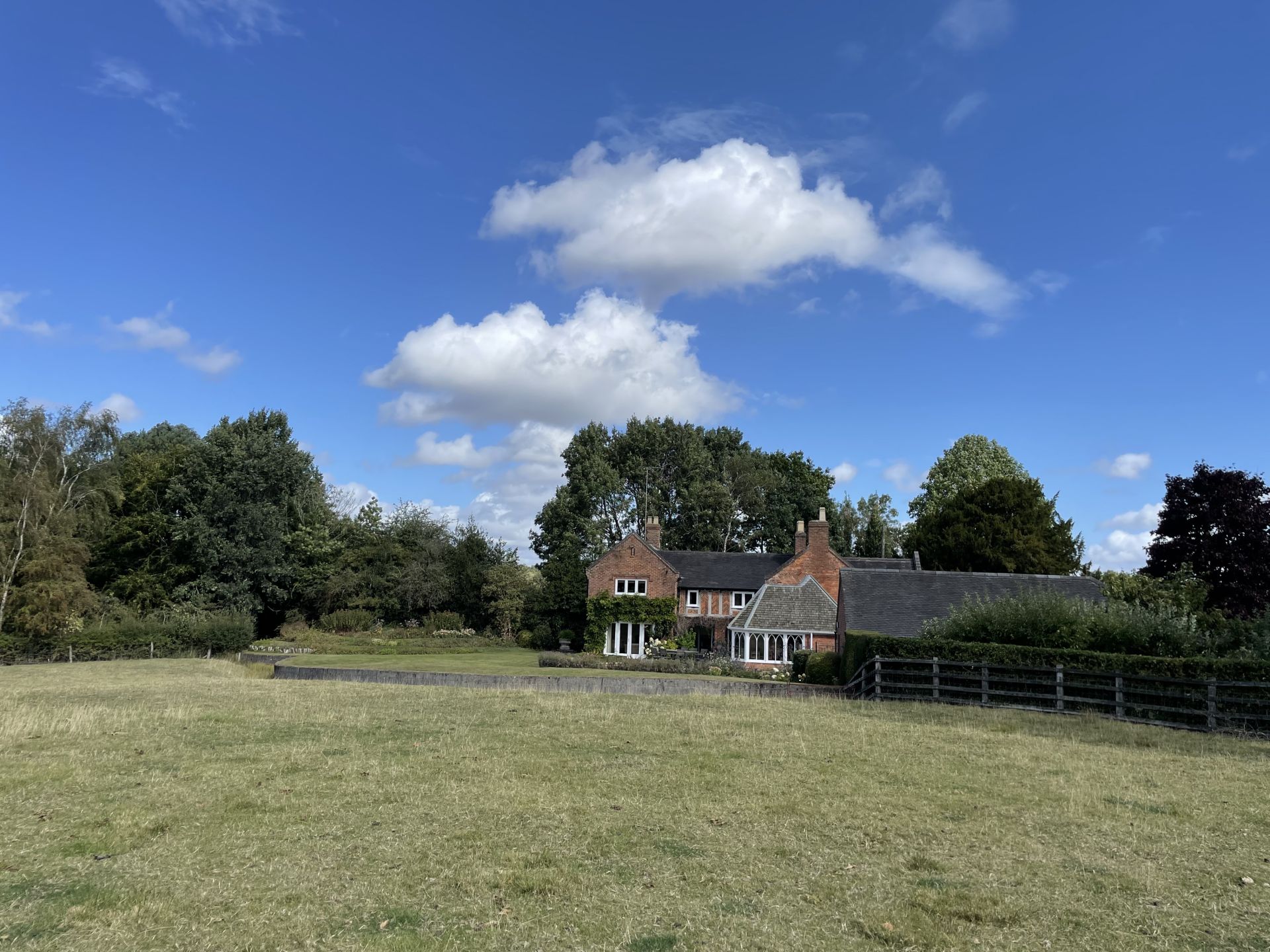 Picturesque house on route
