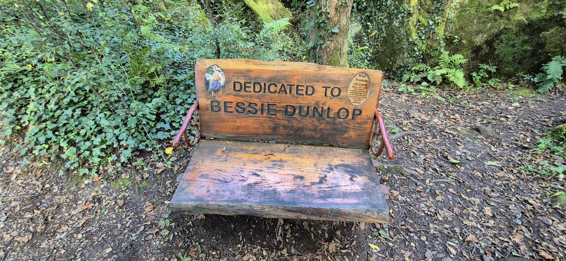 Bessie Dunlop bench