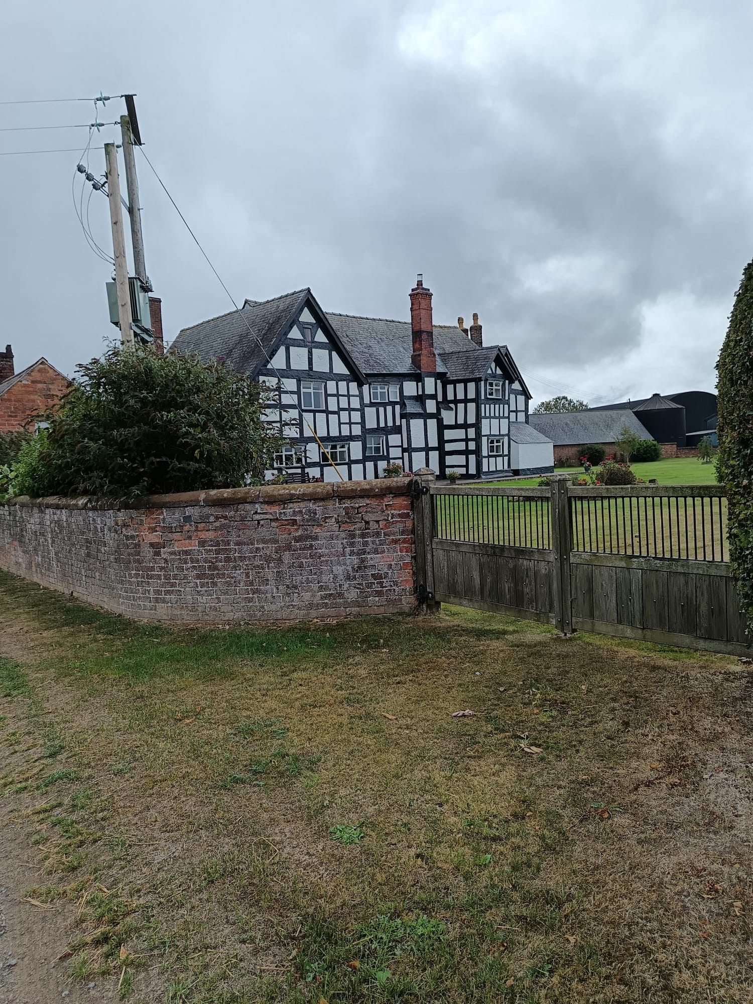 timber framed house
