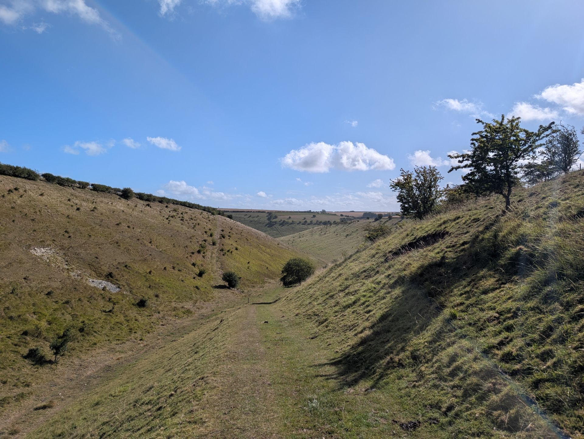Heading down into Worm Dale