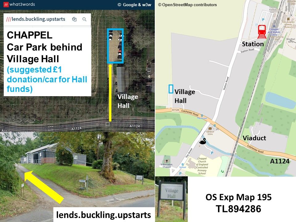 Google, w3w, OpenStreetMap