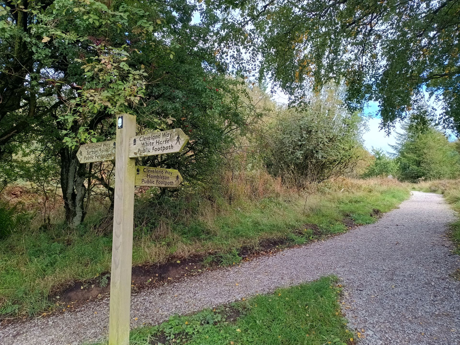 Cleveland Way Finger Post