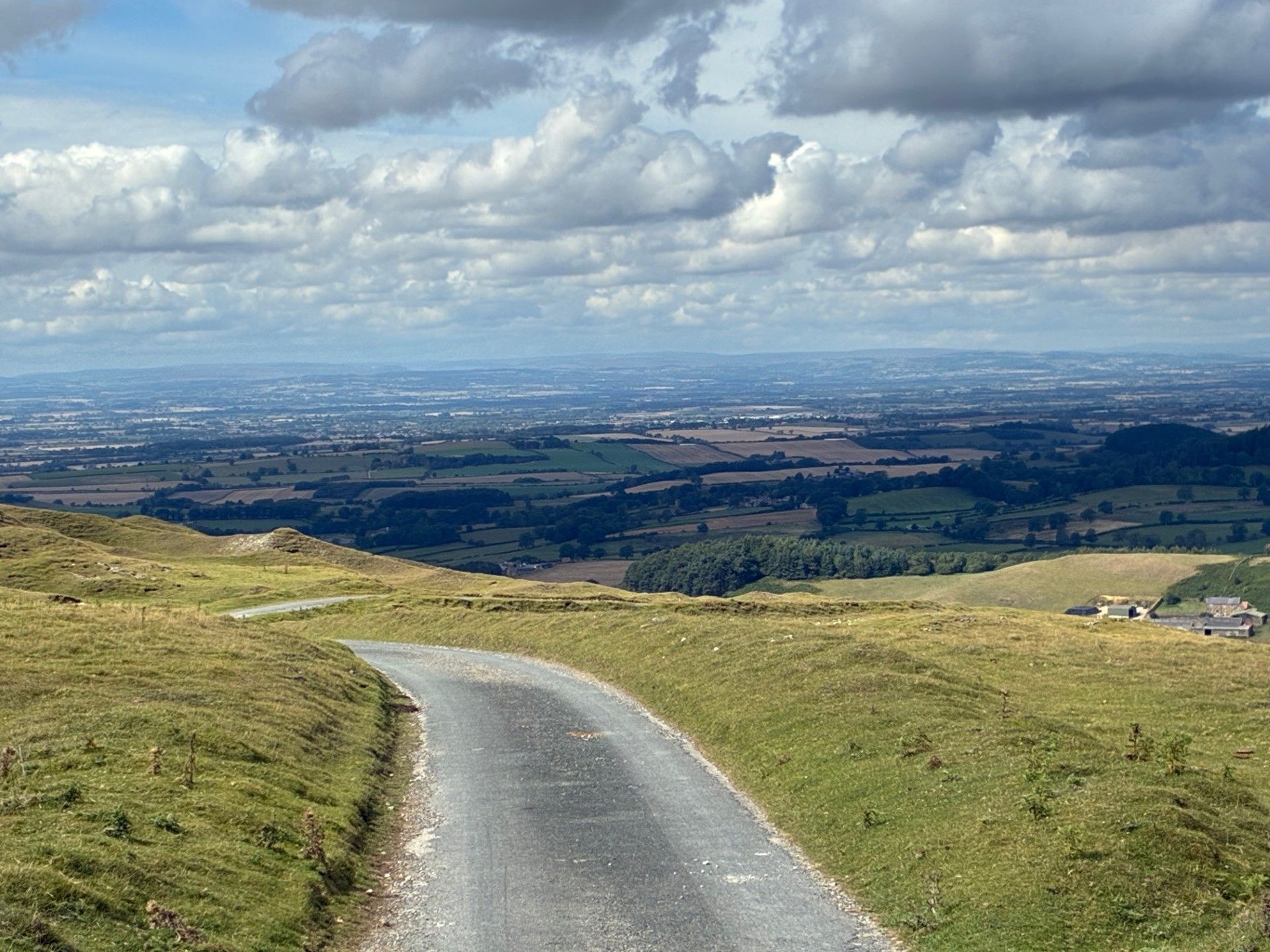 View from Cleveland Way towards the Dales.