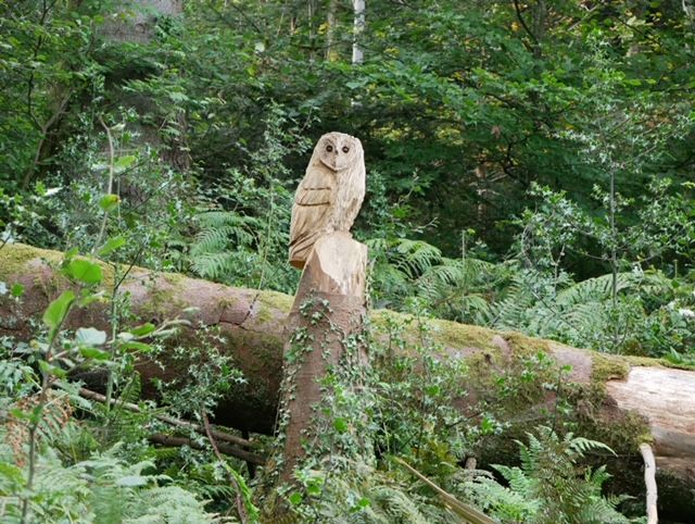 owl sculpture