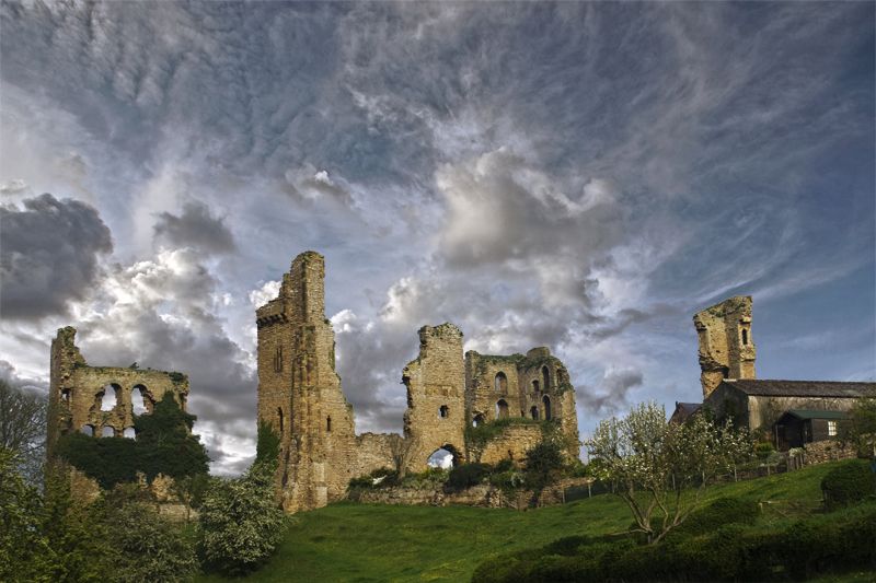 The ruins of Sheriff Hutton castle