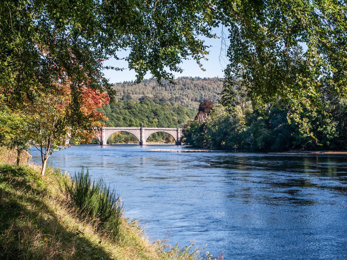 River Tay at Dunkeld & the Telford Bridge