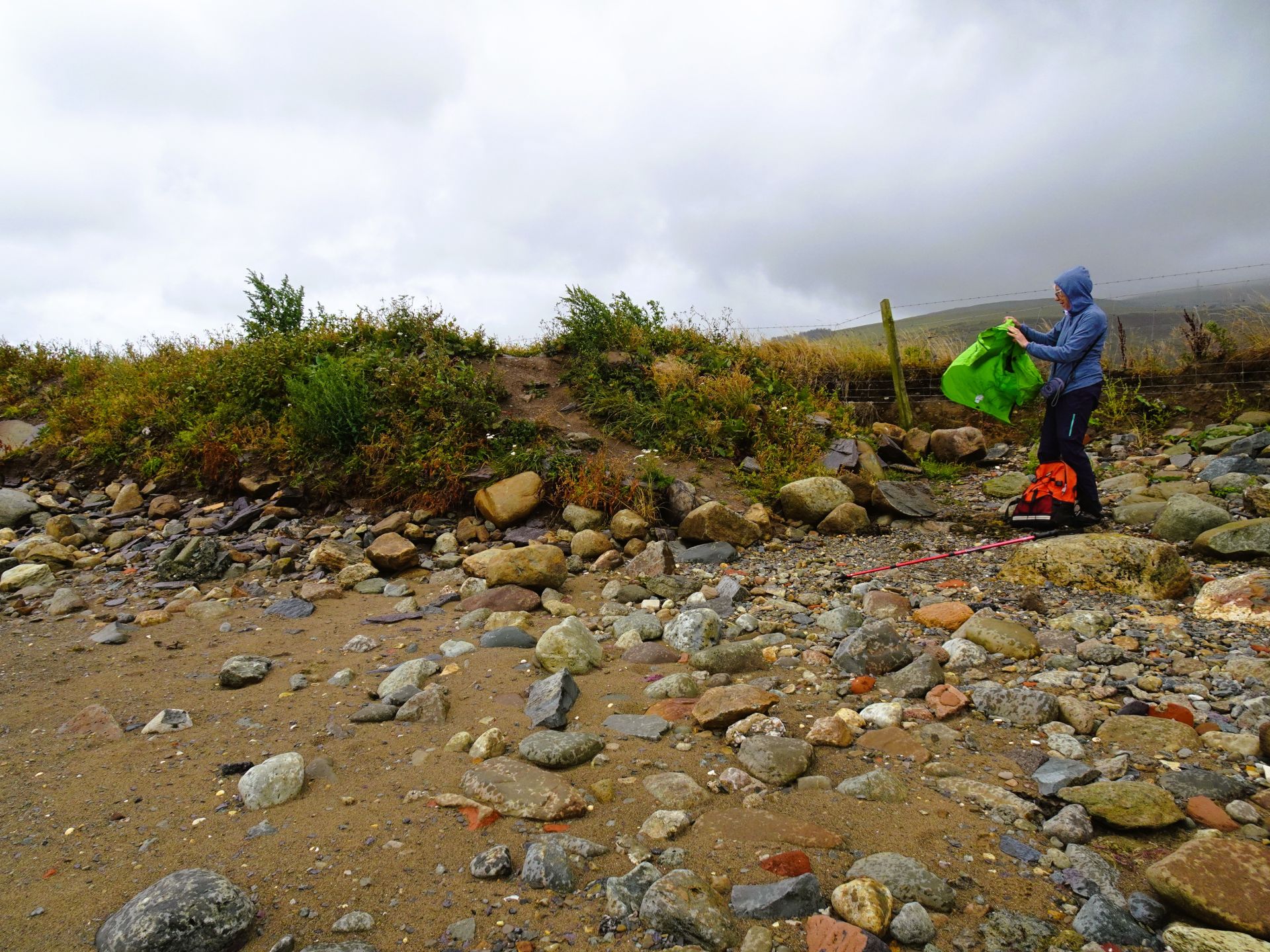 our recce was a bit windy!