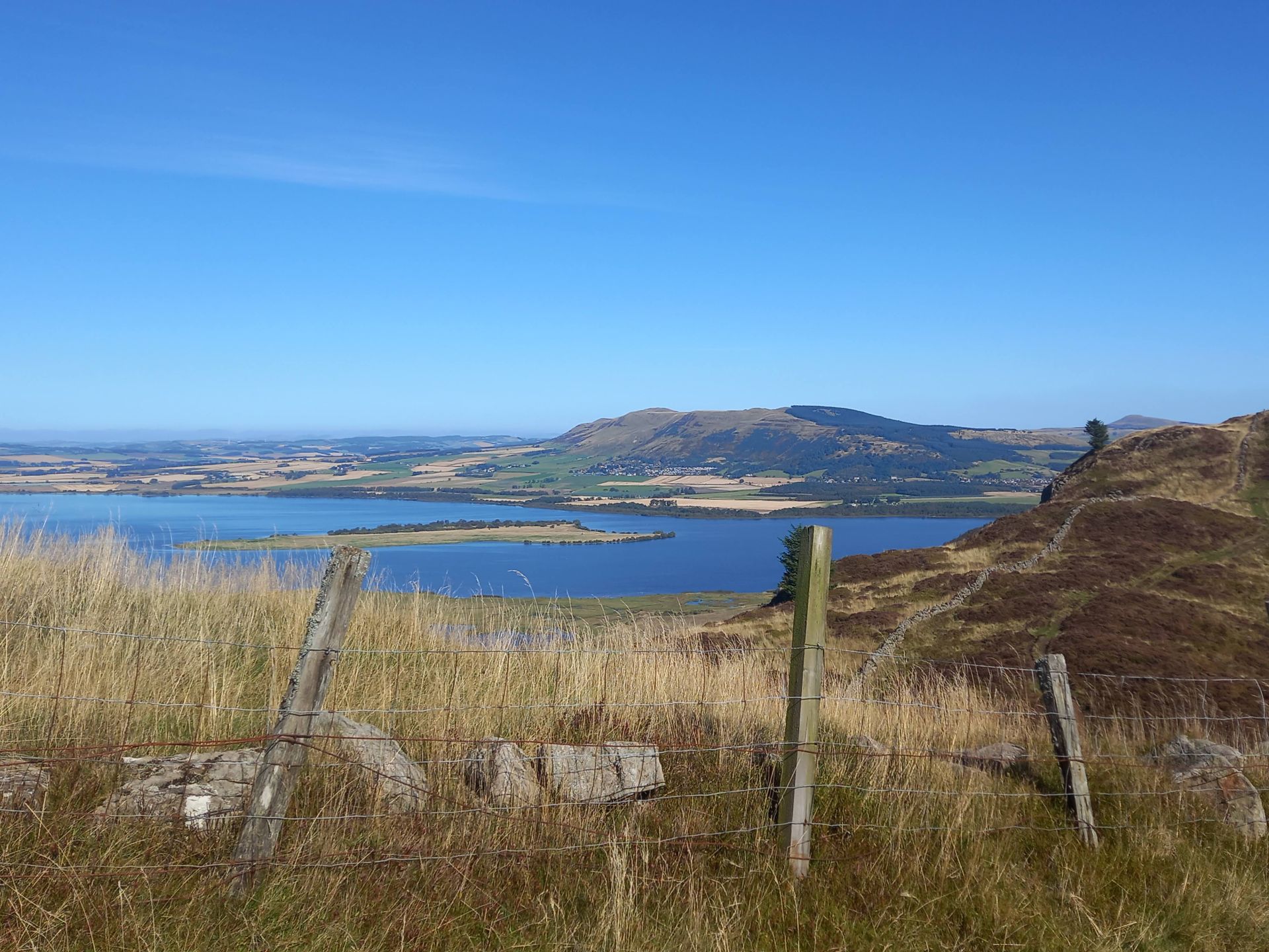 Loch Leven and Bishop Hill from Benarty ridge