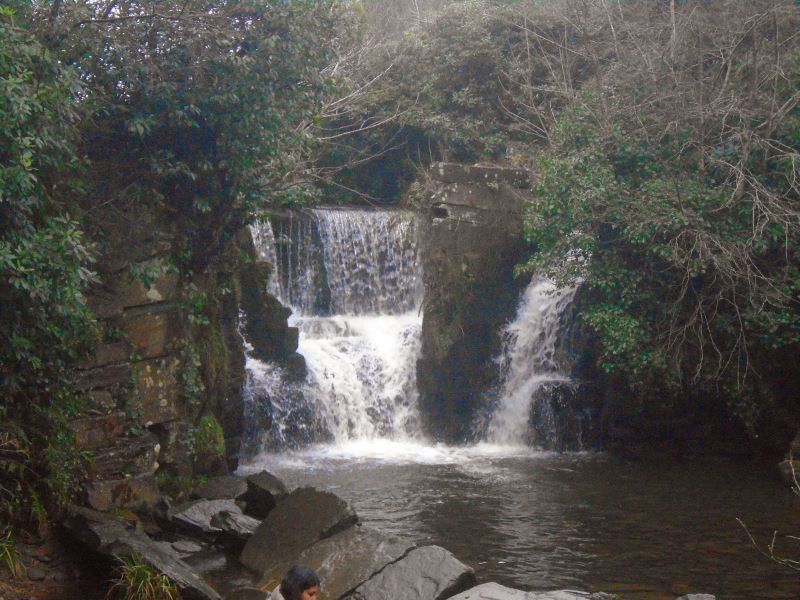 The waterfall