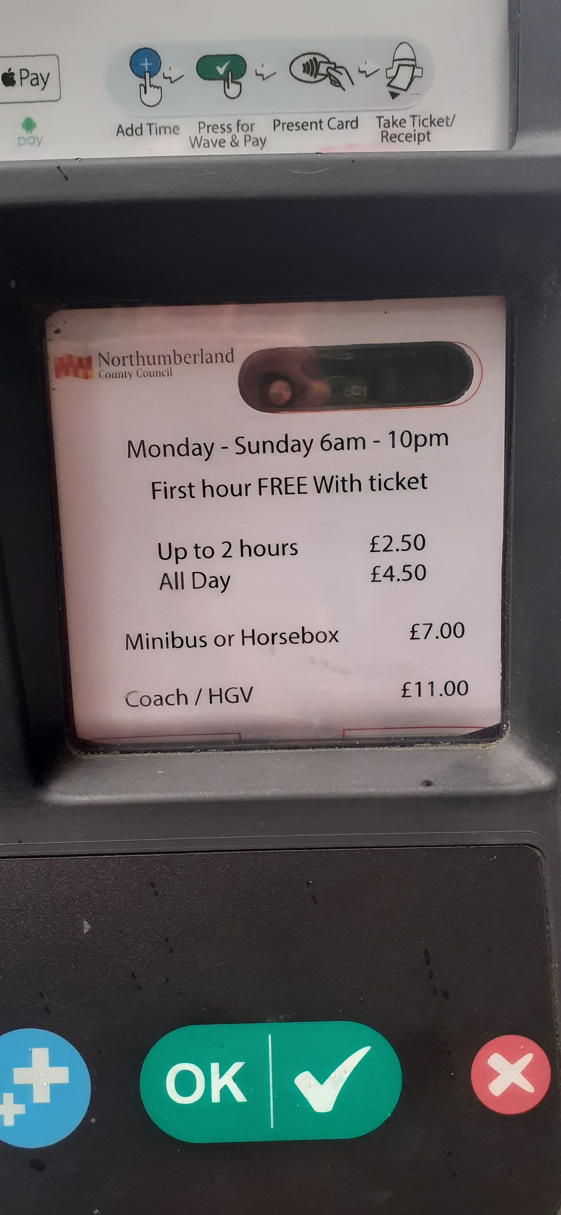 parking charges