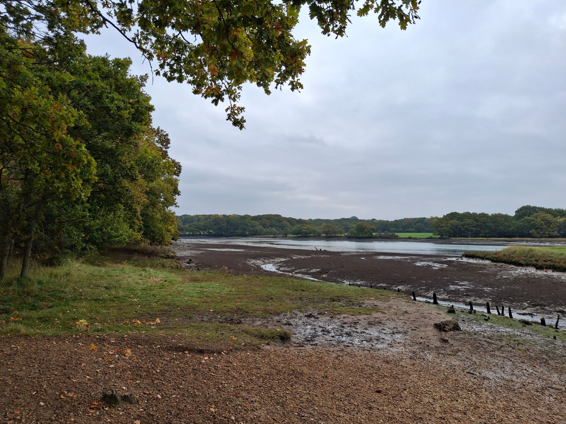 The River Hamble as seen from the Country Park