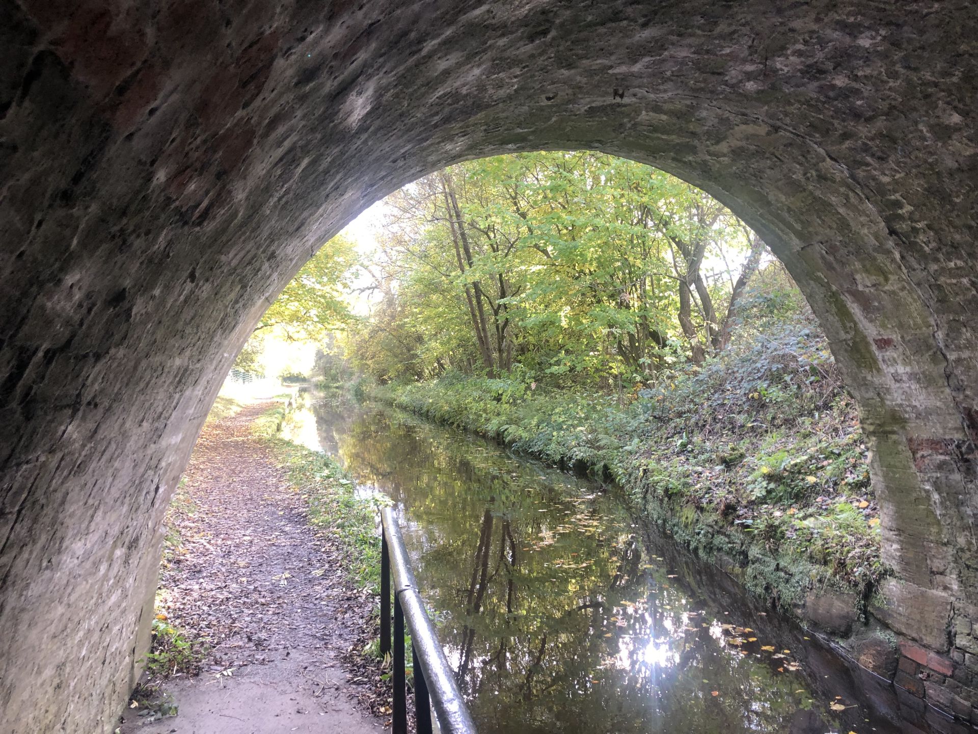 Exiting a canal tunnel