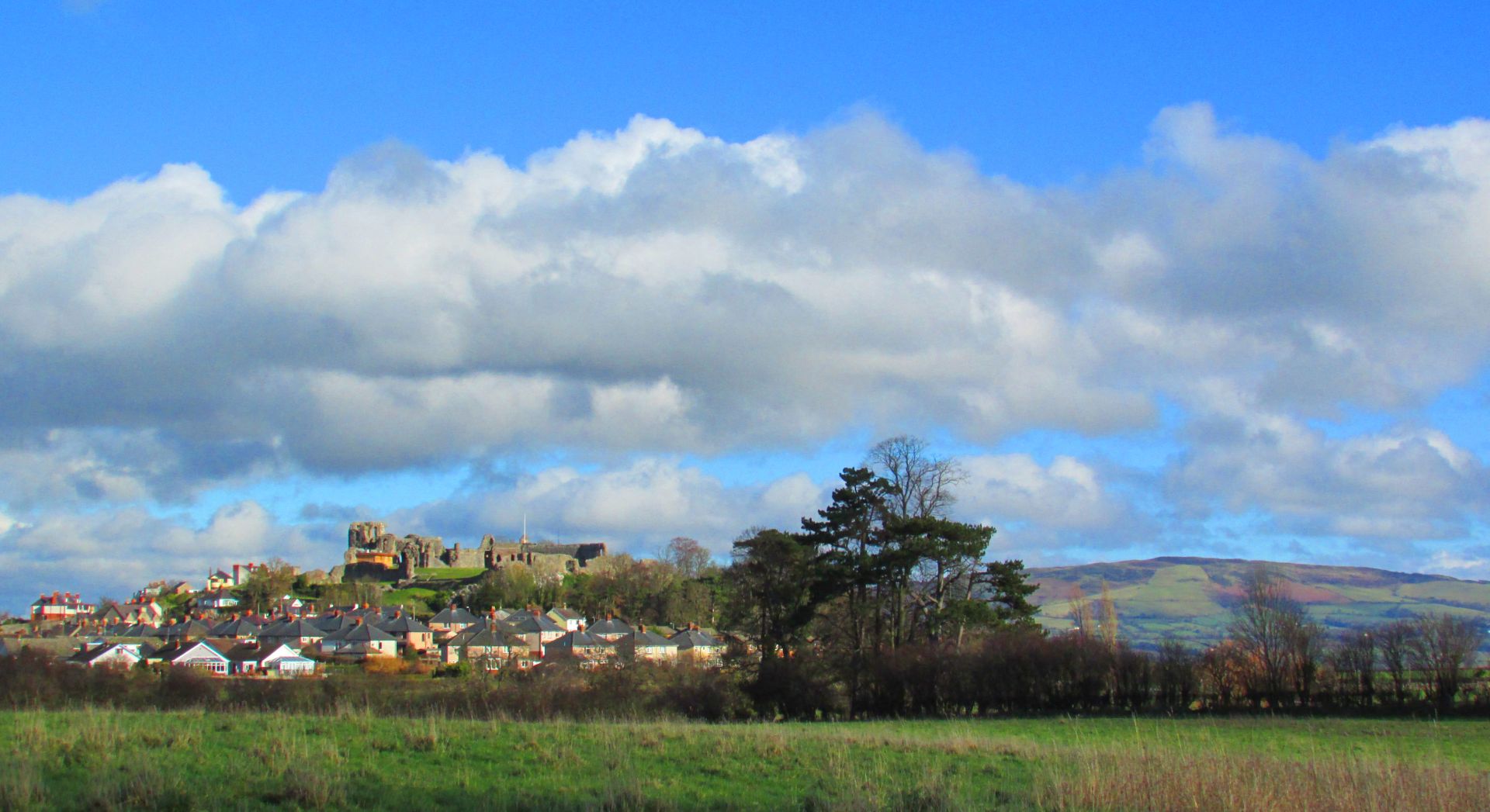 view of Denbigh Castle