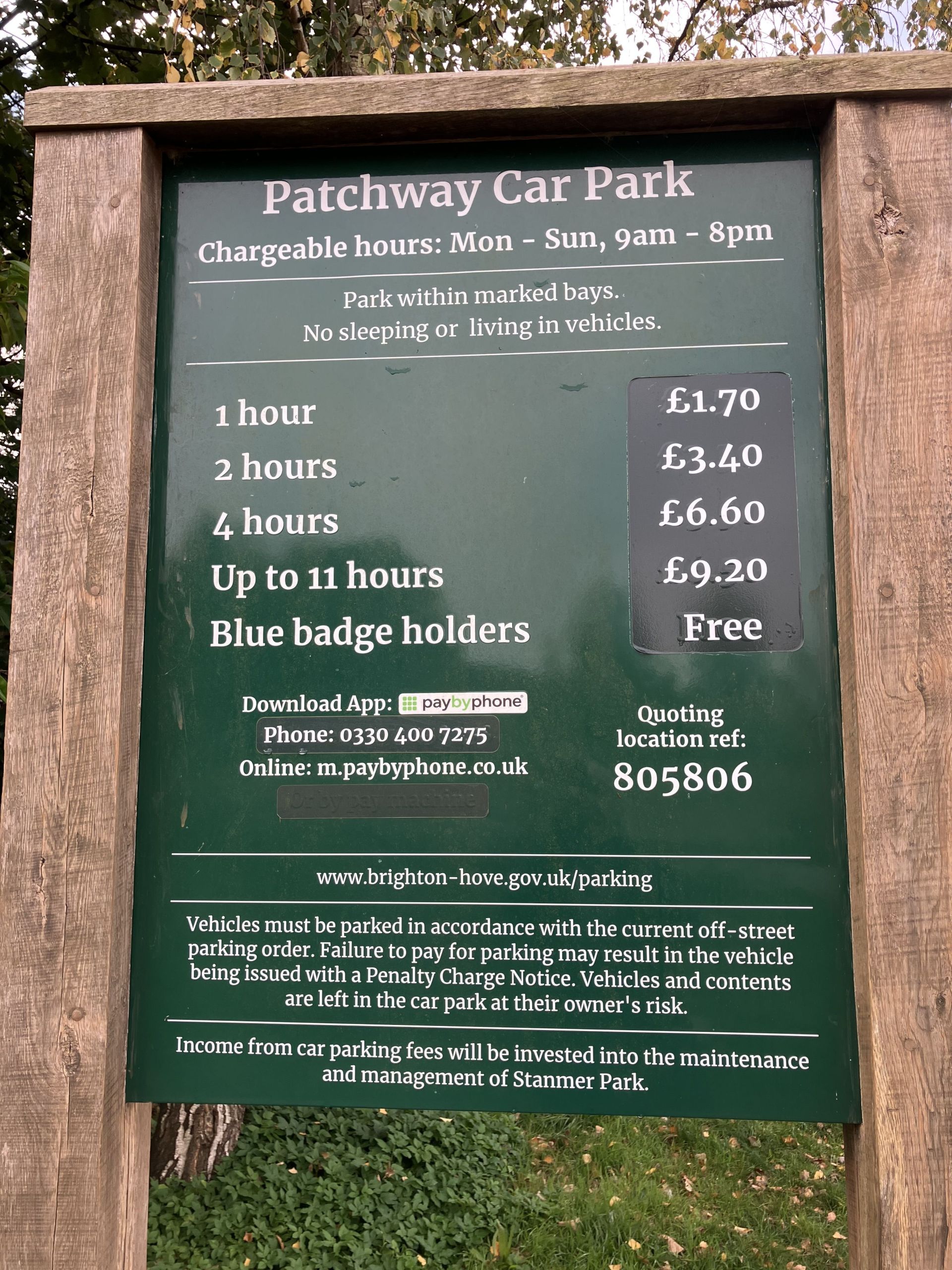 Parking Charges