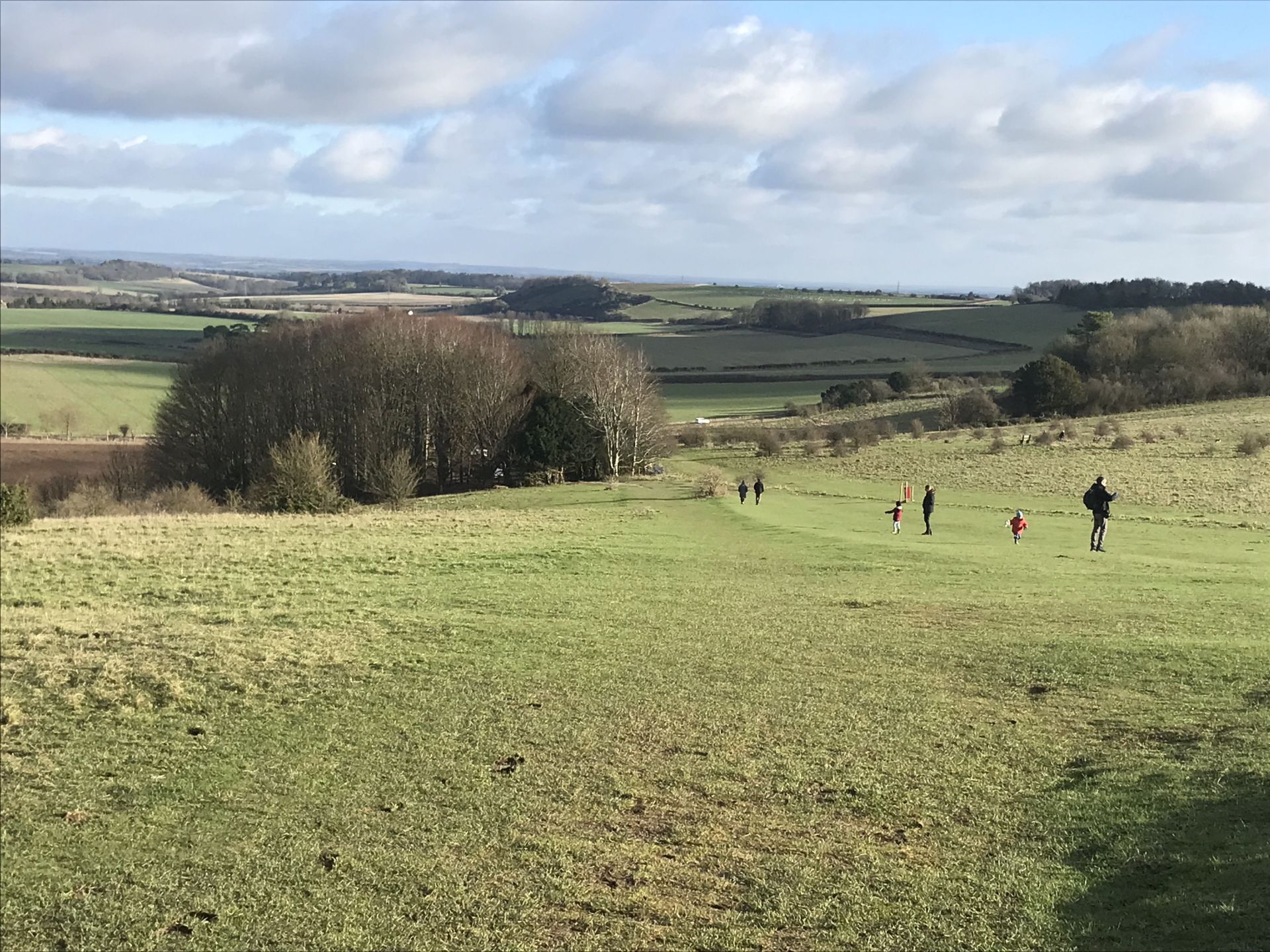 View from Danebury Hill