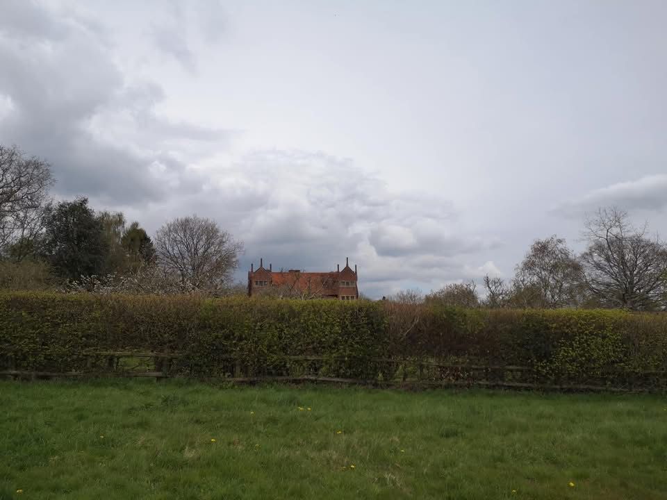 House above hedge