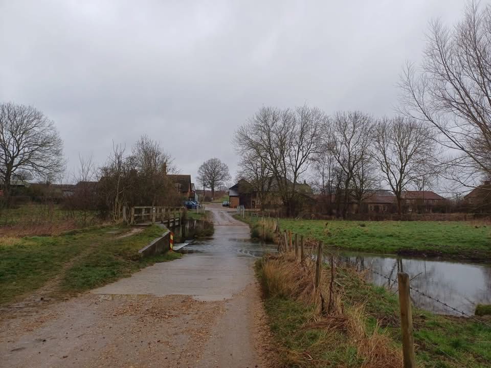 Path going through a Ford