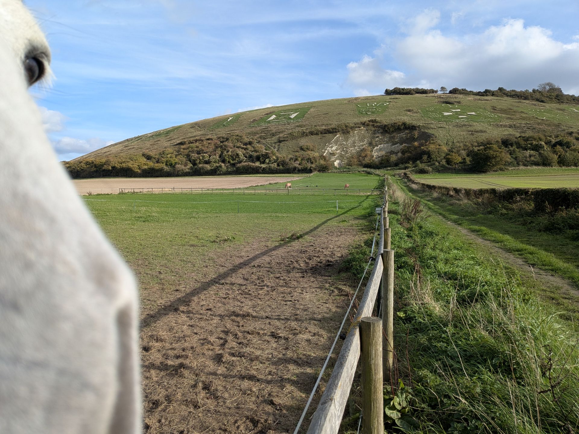 view along the route