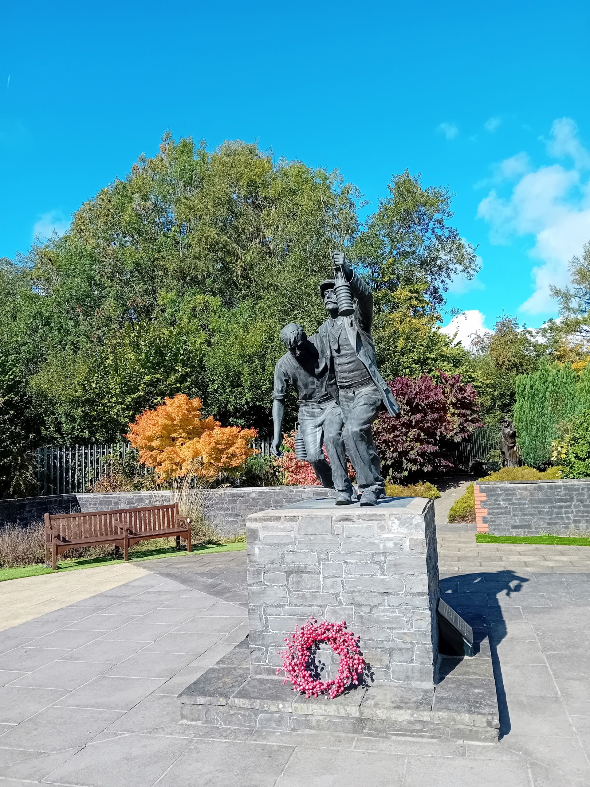 Miners memorial in Senghenydd